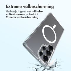 Accezz Xtreme Impact Backcover met MagSafe Samsung Galaxy S25 Ultra - Transparant