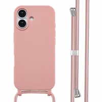 imoshion Siliconen hoesje met koord Apple iPhone 17 - Sand Pink