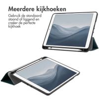 imoshion Trifold Bookcase Apple iPad 6 (2018) 9.7 inch / iPad 5 (2017) 9.7 inch / Air 2 (2014)/Air 1 (2013) - Donkergroen