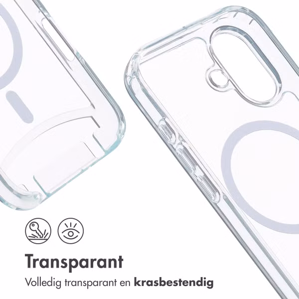 imoshion MagSafe Backcover met afneembaar koord Apple iPhone 16 - Transparant