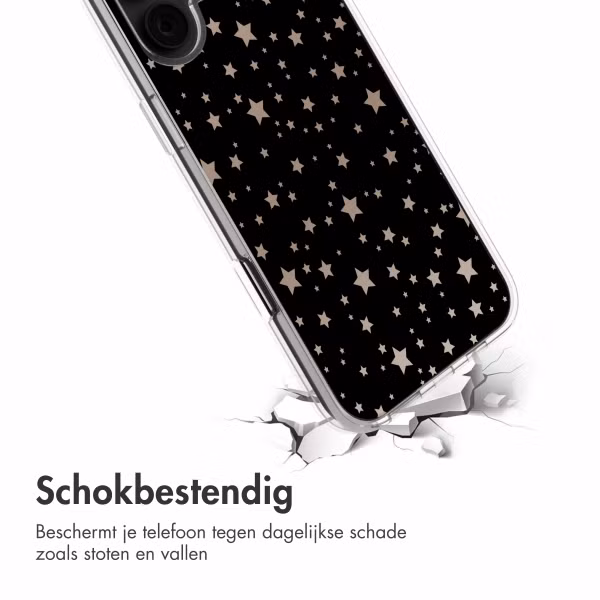 imoshion Design hoesje Apple iPhone 16 - Stars Beige Reverse