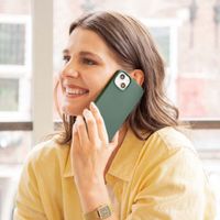 Accezz Liquid Silicone Backcover met MagSafe Samsung Galaxy Z Flip 6 - Cooper Green