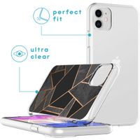 imoshion Design hoesje Apple iPhone 11 - Grafisch Koper / Zwart
