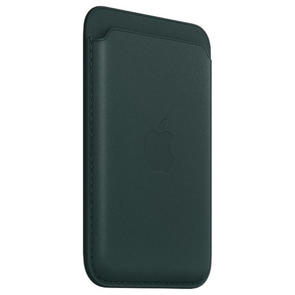 Apple Leather Wallet MagSafe (Apple Wallet 2nd generation) - Met ingebouwde AirTag functie - Forest Green