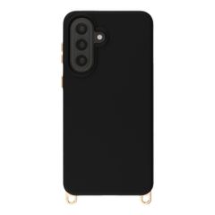 Selencia Rivièra MagSafe Backcover met afneembare haakjes Samsung Galaxy A57 (5G) - Velvet Black