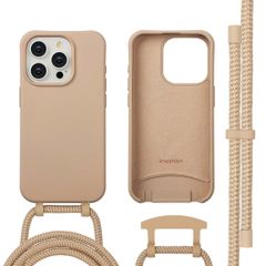 imoshion Color Backcover met afneembaar koord MagSafe Apple iPhone 15 Pro - Nude