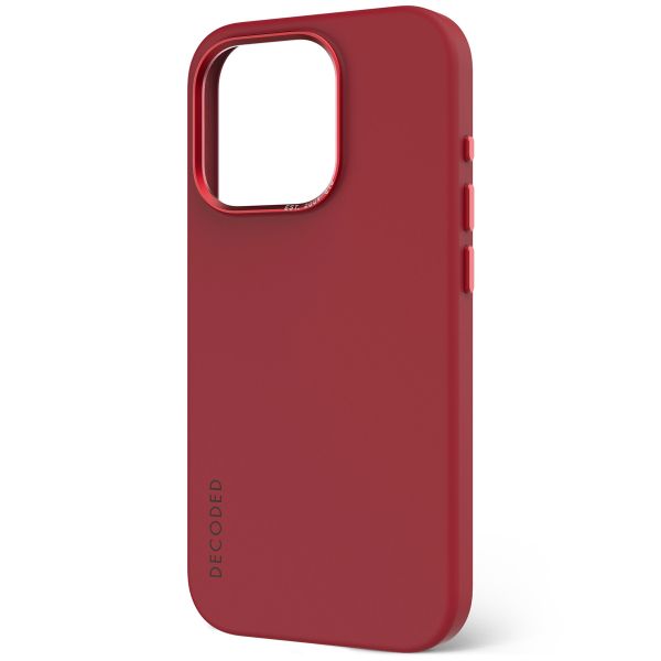 Decoded Silicone Backcover MagSafe iPhone 15 Pro Max - Rood