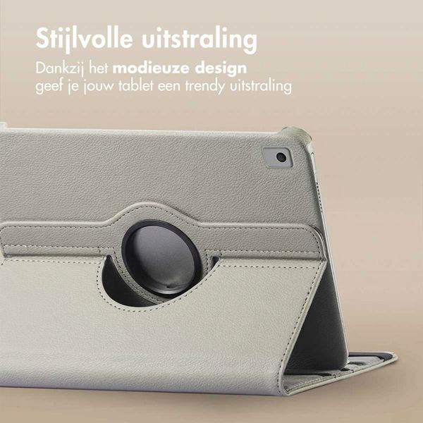 imoshion 360° draaibare Bookcase Apple iPad 9 (2021) 10.2 inch / iPad 8 (2020) 10.2 inch / iPad 7 (2019) 10.2 inch - Grijs