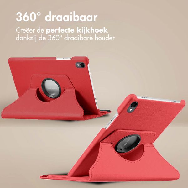 imoshion 360° draaibare Bookcase Samsung Galaxy Tab S11 - Rood