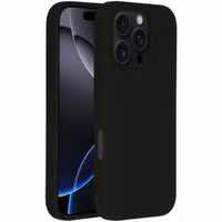 Accezz Liquid Silicone Backcover met MagSafe Apple iPhone 16 Pro - Zwart