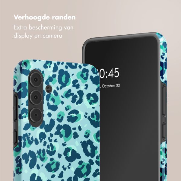 Selencia Vivid Backcover Samsung Galaxy A55 - Wild Spots Light Blue