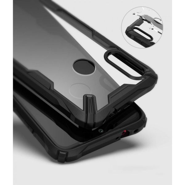 Ringke Fusion X Backcover Xiaomi Redmi Note 7 (Pro) - Zwart