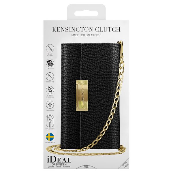 iDeal of Sweden Kensington Clutch Samsung Galaxy S10 - Zwart