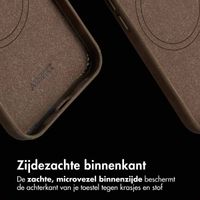 Accezz Vintage Leather Magsafe Backcover Apple iPhone 13 Pro - Rustic Brown