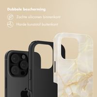 Selencia Vivid Backcover Apple iPhone 16 Pro - Golden Beige Marble