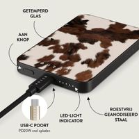 Burga Magnetic Powerbank 5.000 mAh - Geschikt voor MagSafe en Qi2 | Celestial - Gunmetal