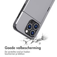 imoshion Backcover met pasjeshouder Apple iPhone 15 Pro - Grijs