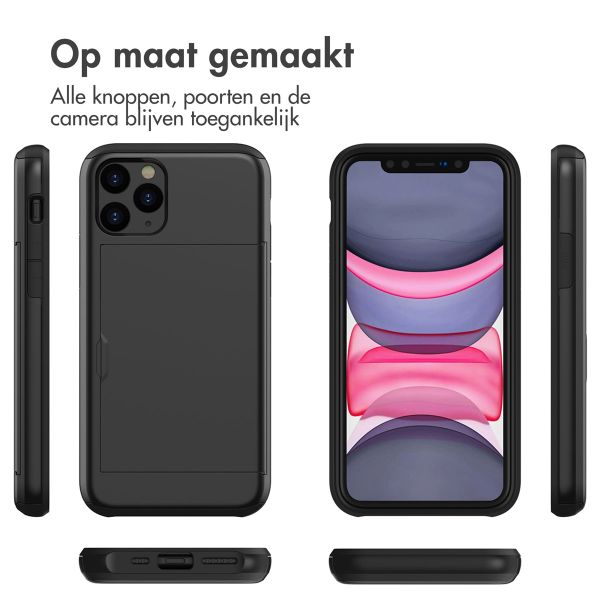 imoshion Backcover met pasjeshouder iPhone 11 Pro - Zwart