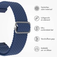 imoshion Nylon geweven bandje - Universeel 22 mm aansluiting - Donkerblauw