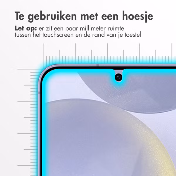 Accezz Gehard Glas Screenprotector Samsung Galaxy S24 Plus / S25 Plus - Transparant