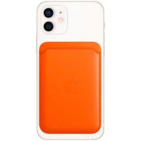 Apple Leather Wallet MagSafe (Apple Wallet 2nd Generation) - with Built-in AirTag Feature - Orange