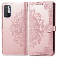 imoshion Mandala Bookcase Xiaomi Redmi Note 10 (5G) - Rosé Goud