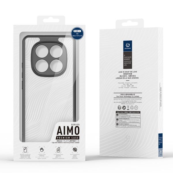Dux Ducis Aimo Backcover Xiaomi Redmi Note 14 Pro (4G) - Transparant