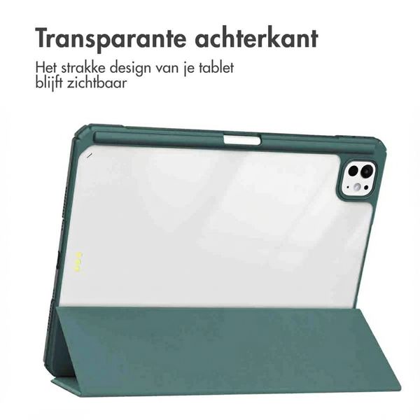 imoshion Trifold Hardcase Bookcase Apple iPad Pro 11 (2025) M5 / (2024) M4 - Groen
