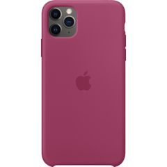 Apple Silicone Backcover Apple iPhone 11 Pro Max - Pomegranate