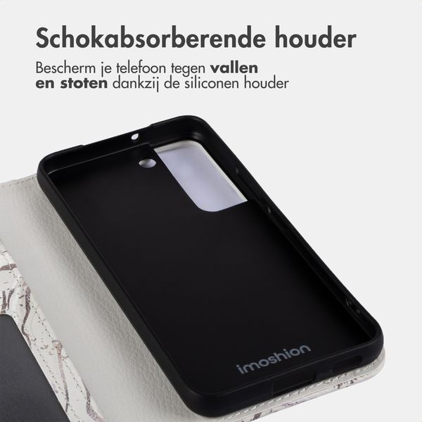 imoshion Design Bookcase Samsung Galaxy S22 - Sandy Marble