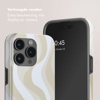 Selencia Vivid Backcover met MagSafe Apple iPhone 15 Pro Max - Desert Waves Beige