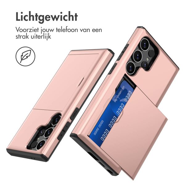 imoshion Backcover met pasjeshouder Samsung Galaxy S24 Ultra - Rose Gold