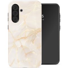 Selencia Vivid Backcover Samsung Galaxy A36 / A56 - Golden Beige Marble