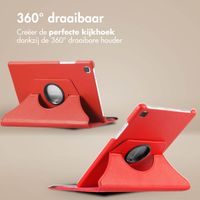 imoshion 360° draaibare Bookcase Samsung Galaxy Tab S6 Lite / Tab S6 Lite (2022) / Tab S6 Lite (2024) - Rood