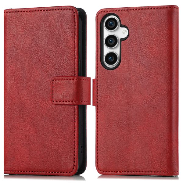 imoshion Luxe Bookcase Samsung Galaxy S23 FE - Rood