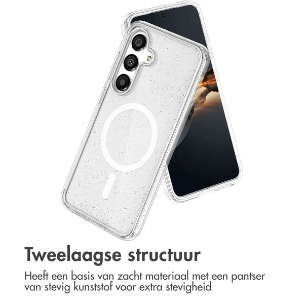 imoshion Sparkle Backcover met MagSafe Samsung Galaxy S25 Plus - Transparant