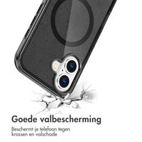 imoshion Sparkle Backcover met MagSafe Apple iPhone 16 - Glitter Zwart