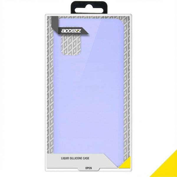 Accezz Liquid Silicone Backcover Samsung Galaxy A51 - Paars