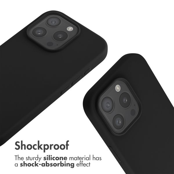 imoshion Silicone Case with Strap Apple iPhone 16 Pro - Black