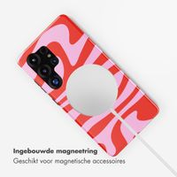 Selencia Vivid Backcover met MagSafe Samsung Galaxy S25 Ultra - Dream Swirl Pink