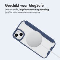 imoshion Transparante Bookcase met MagSafe Apple iPhone 14 / 13 - Blauw