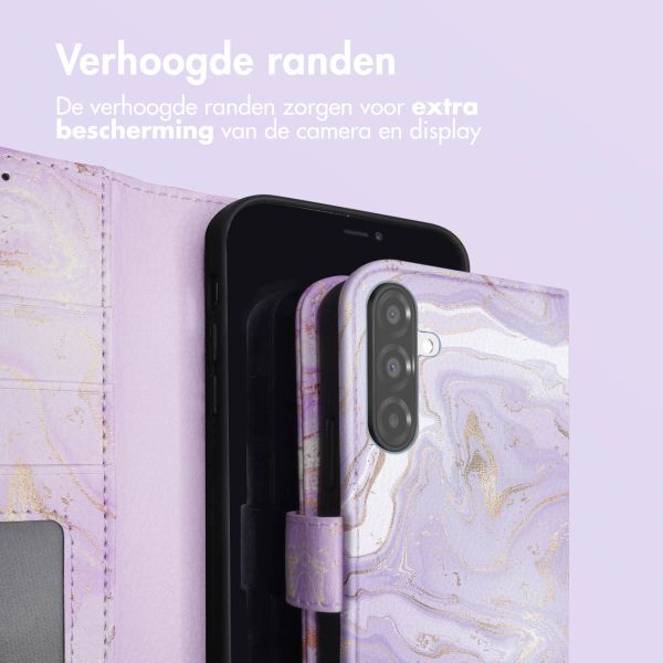 imoshion Design Bookcase Samsung Galaxy A26 - Purple Marble