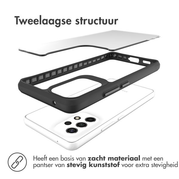 imoshion Rugged Hybrid Case Samsung Galaxy A53 - Zwart