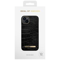 iDeal of Sweden Atelier Backcover iPhone 14 Plus - Neo Noir Croco