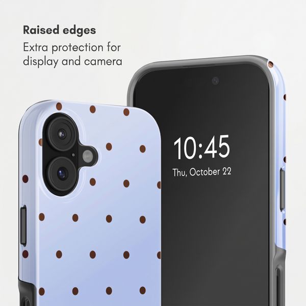 Selencia Vivid Back Cover with MagSafe Apple iPhone 16 - Happy Dots Digital Sky
