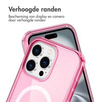imoshion Sparkle Backcover met MagSafe Apple iPhone 16 Pro - Glitter Roze