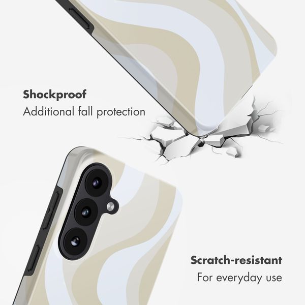 Selencia Vivid Back Cover Samsung Galaxy S26 - Desert Waves Beige