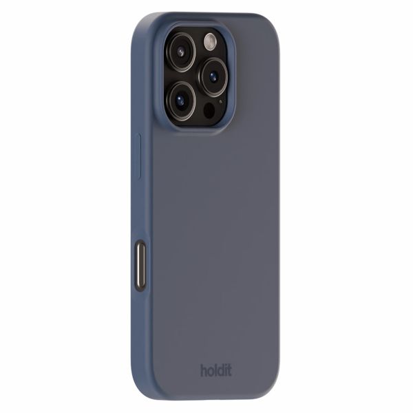 Holdit Silicone Case iPhone 16 Pro - Pacific Blue