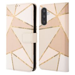 imoshion Design Bookcase Samsung Galaxy A36 - Beige Graphic