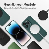 imoshion Color Backcover met MagSafe Apple iPhone 14 Pro - Donkergroen